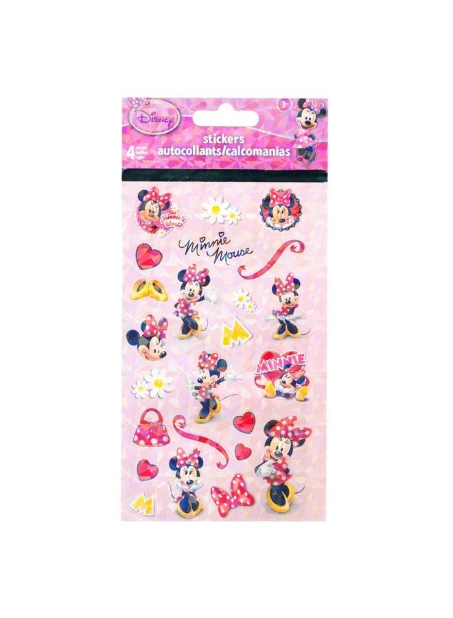 Disney Mickey and Minnie Mouse Lip Balm Tubes - Bundle with 4 Mickey and Minnie Lip Balms in Assorted Flavors for Party Favors Plus Stickers, More | Disney Lip Balm for Girls, Kids - Image 4