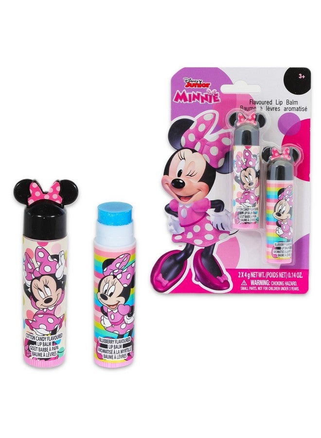 Disney Mickey and Minnie Mouse Lip Balm Tubes - Bundle with 4 Mickey and Minnie Lip Balms in Assorted Flavors for Party Favors Plus Stickers, More | Disney Lip Balm for Girls, Kids - Image 2
