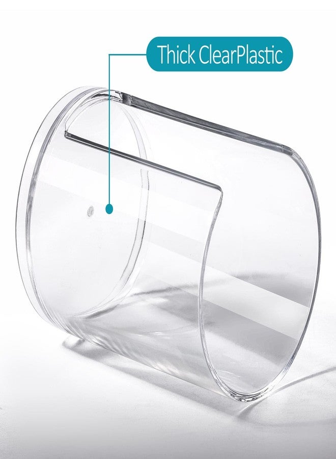 Tbestmax 3 Pack Bathroom Cup Dispenser 3 oz Countertop Storage Mouthwash Cups Holder, Plastic Small Disposable Paper Cup Holders for Bathroom Sink Counter - Image 3