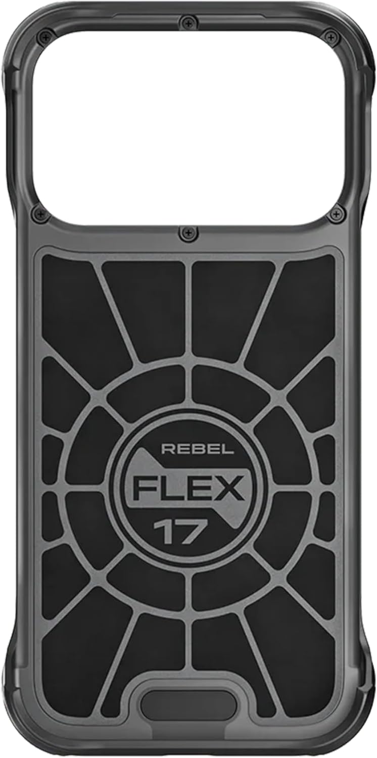 ريبل علبة لهاتف iPhone 17 Pro [سلسلة Flex] جوانب مكشوفة للراحة، ألياف الأراميد، متوافقة مع MagSafe، زوايا مقاومة للصدمات، عدسة معدنية، تصميم حماية بدون إطار، هاتف من - Image 5