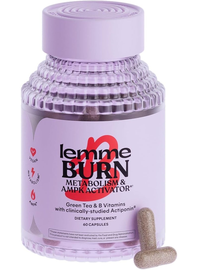 Lemme Burn Metabolism & AMPK Activator - 60 Vegan Capsules - Image 2