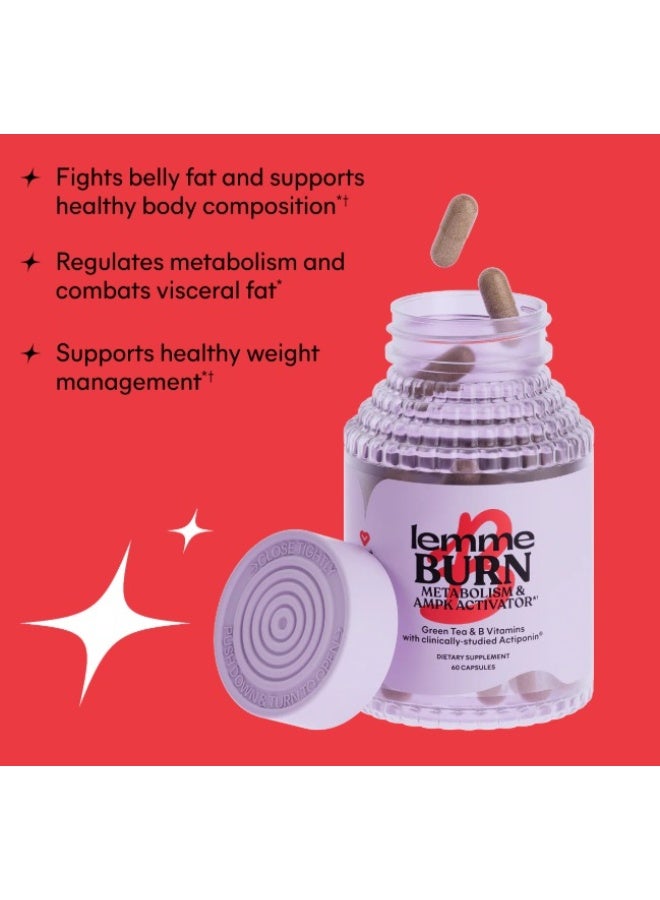 Lemme Burn Metabolism & AMPK Activator - 60 Vegan Capsules - Image 3