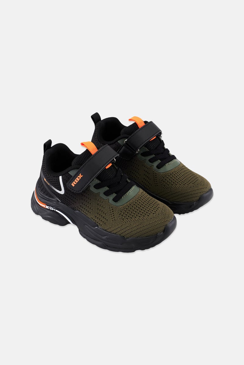 RBX Kids Boy Velcro Shoes, Khaki - Image 1
