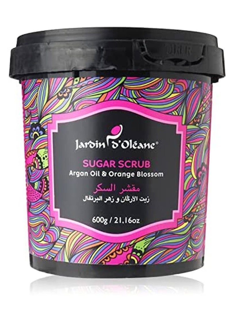 Jardin Argan Oil And Orange Blossom Sugar Scrub White 600g - Image 2
