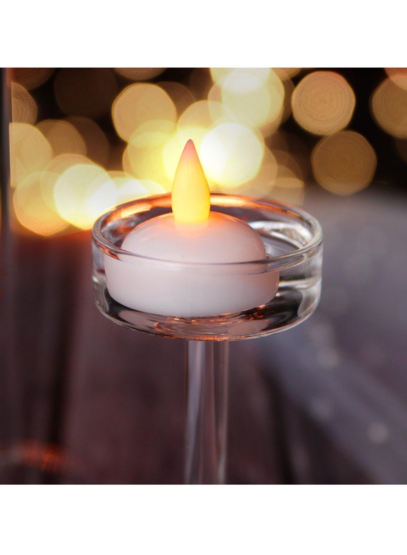 Waterproof LED Lamp Floating Candles Flameless Tealights Ramadan Lights(12Pcs) - Image 2