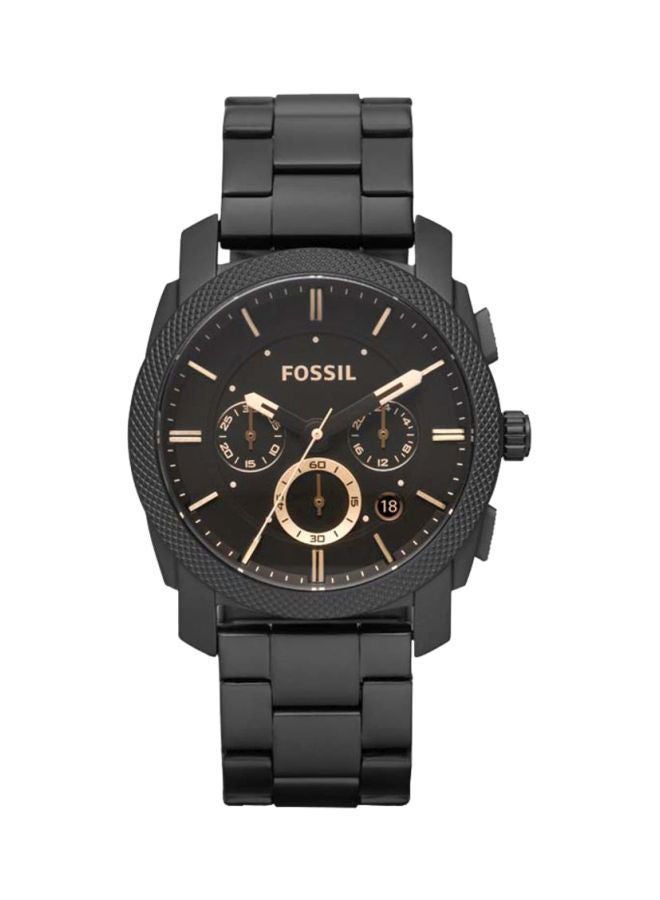 فوسيل ساعة كرونوغراف آلية FS4682IE - 42 مم - سوداء - Image 1