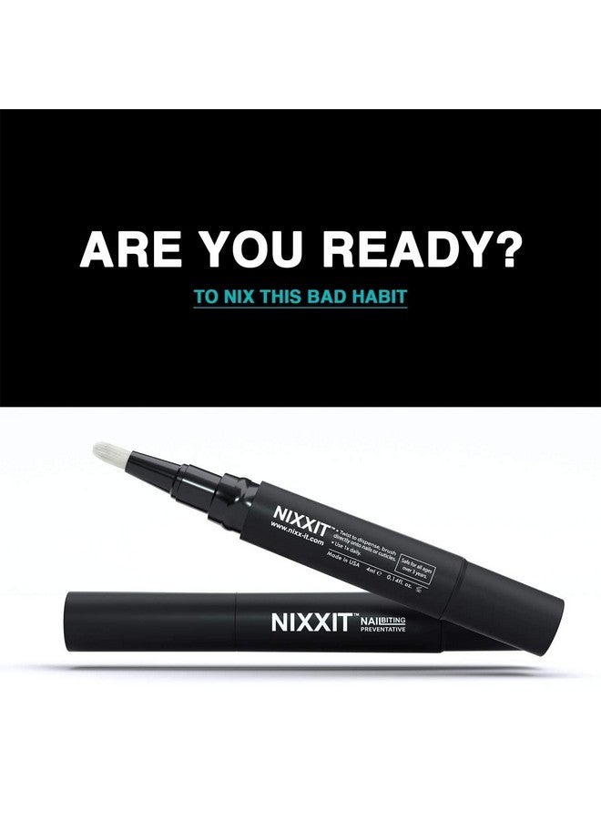 NIXXIT Nail Biting Treatment For Adults Stop Nail Biting Pen And Thumb Sucking For Adults & Children Non Glossy Bitter Taste Safe & Effective Solution Usa Made - Image 3