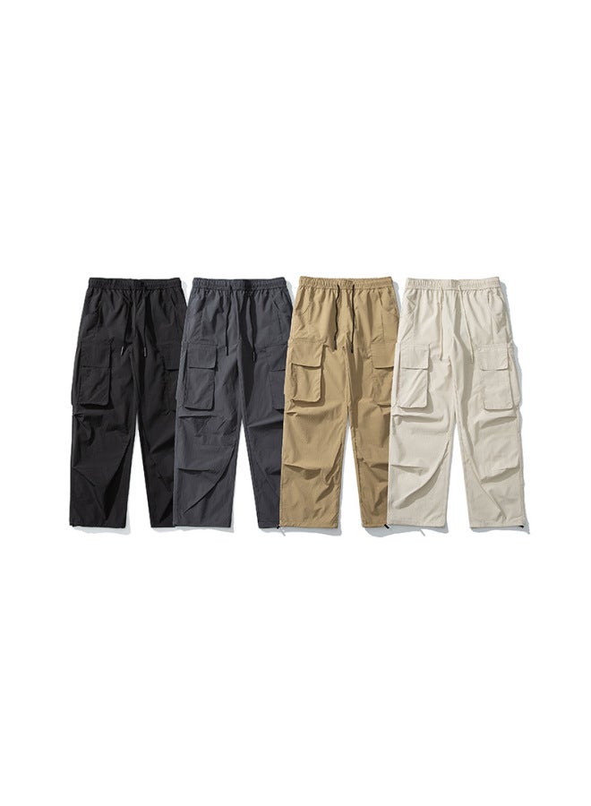 Izexx Fashion Brand Summer New Three-proof Outdoor Paratrooper Pants Casual Straight All-match Waterproof Sports Casual Pants Men - Image 5