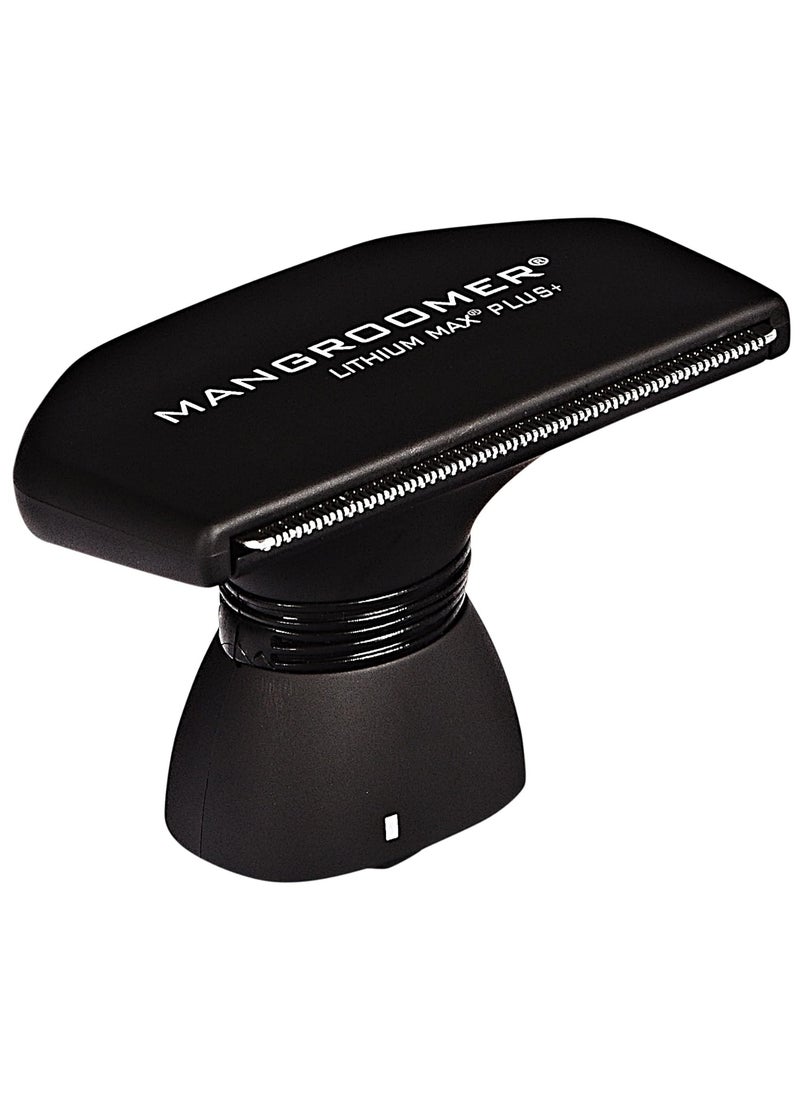 MANGROOMER MANGROOMER Lithium Max Plus Back Hair Shaver New 7th Generation Complete Attachment Head With Shock Absorber Neck  New 50 wider Blade Design 