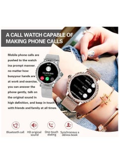 DMG TECH Smart Watch for Women IP68 Waterproof Multiple sports modes Fitness Watches(Silver)  - Image 5