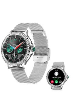 DMG TECH Smart Watch for Women IP68 Waterproof Multiple sports modes Fitness Watches(Silver)  - Image 2