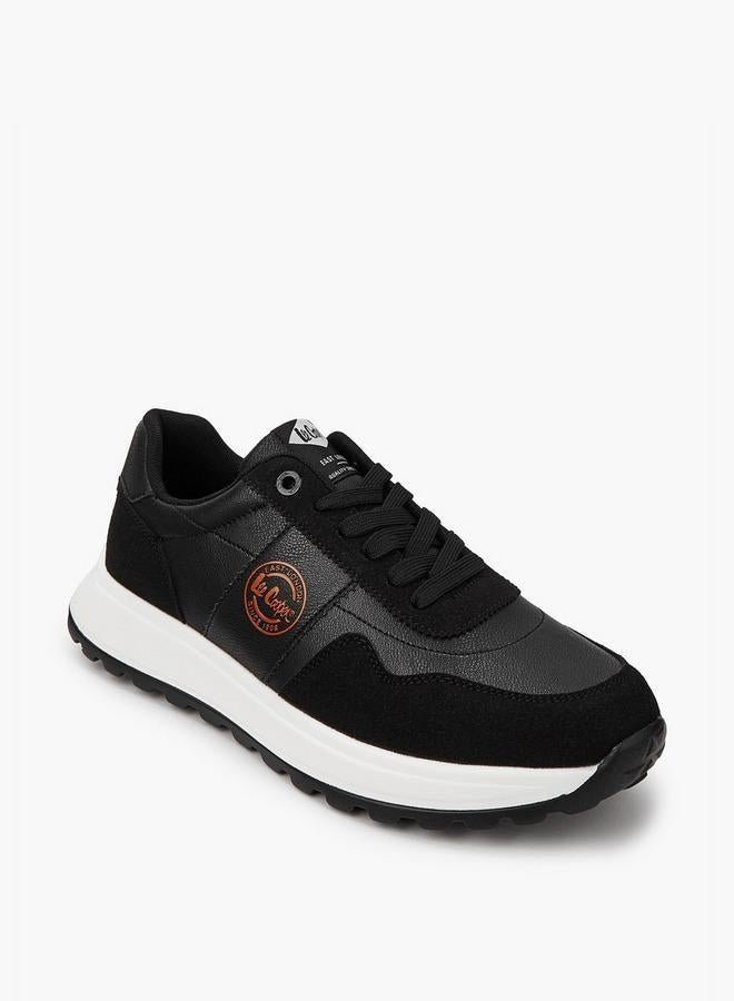 Lee Cooper Men's Panelled Lace-Up Sneakers - Image 1