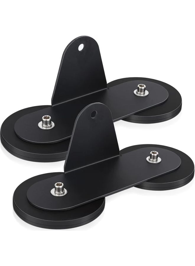 2pcs Silicone Magnetic Led Light Bar Mounting Brackets Bent Version 88mm Powerful Magnet Base For Off Road Driving Lamps Roof Suction Cup Holder Multi Model Compatibility Easy Installation Durable Flexible Design Secure Mount - Image 1