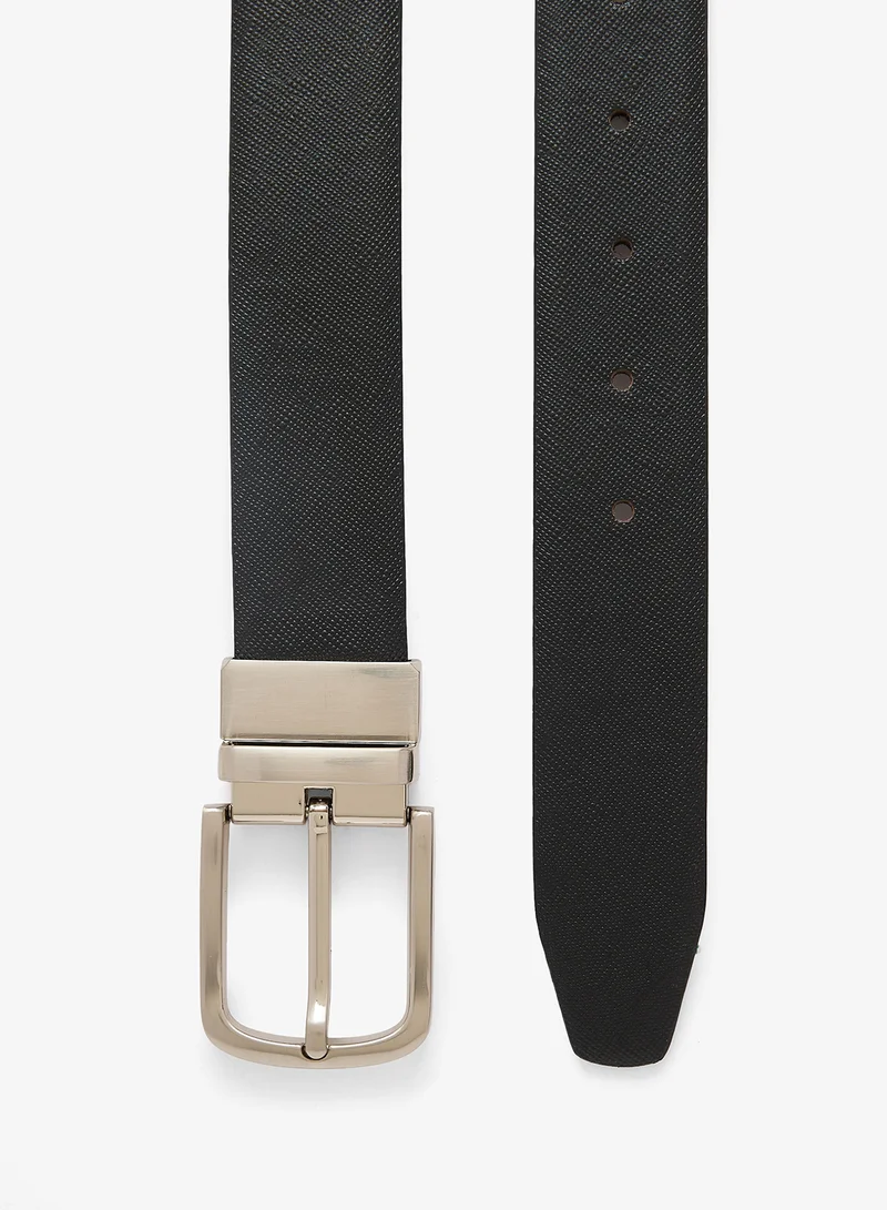 Robert Wood  Genuine Leather Reversible & Resizable Formal Belt for Men | Best Price UAE