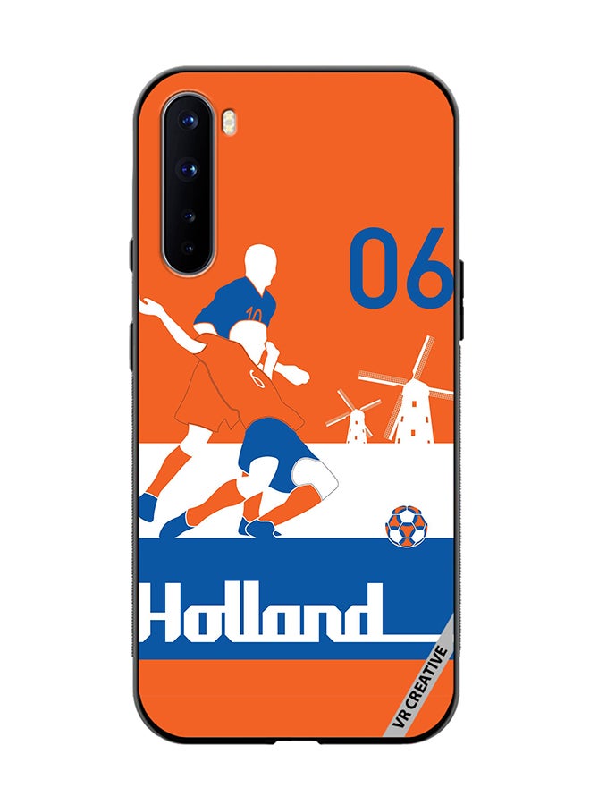 VR CREATIVE Protective Case Cover For OnePlus Nord Holland Football Soccer Players Design Multicolour - Image 1