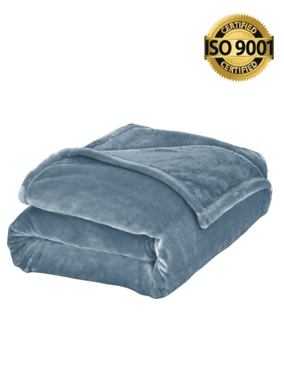 Master Home Textile Lightweight Velvet Blanket, Mora Series, 350GSM, Single Size 230 x 170 cm, Extra Soft All Season Fleece Blanket, Bed And Sofa Blanket