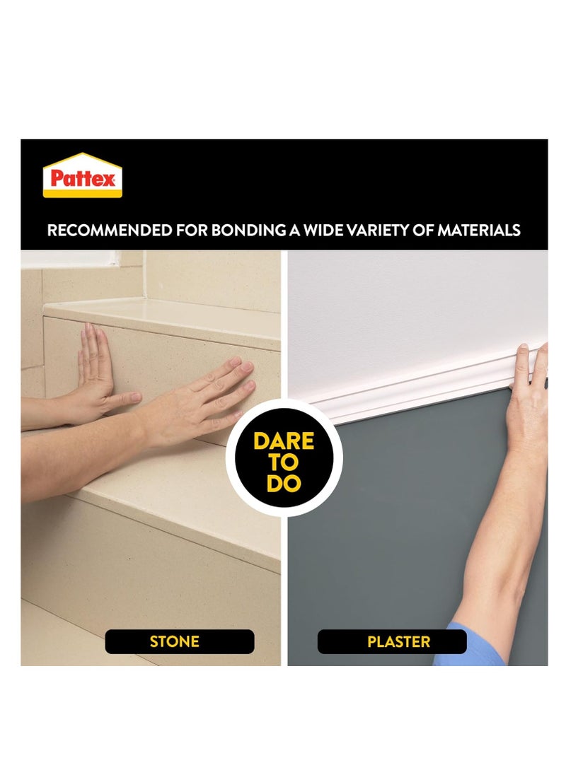 Pattex Henkel Pattex PL200 290g Polymer Based Construction Adhesive -Transparent  - Image 5