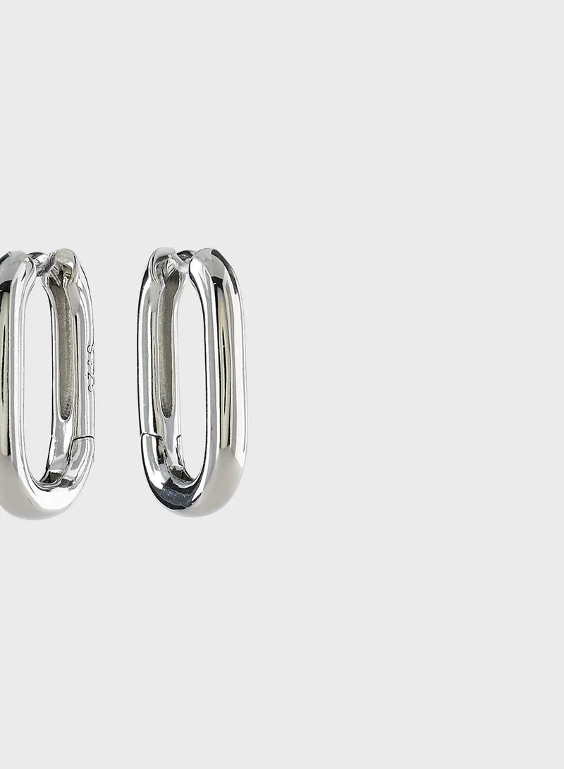 LUV AJ Chain Link Cuff Earrings