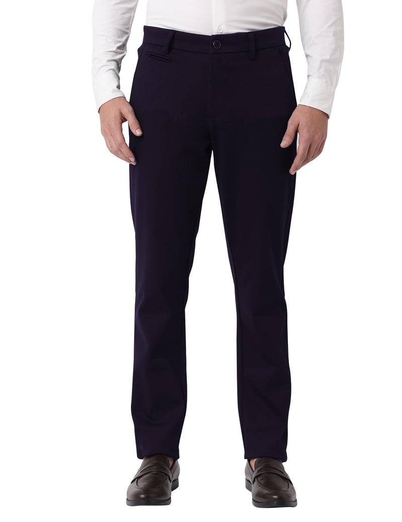 FYLTR’S Men’s Casual Trousers - Fourway Stretch Pants | Slim Fit | Trousers for Men | Stretchable Formal Pant Trouser | Soft & Comfortable |Casual Pants for Man (FYLSS25MT-1101-Egyptian Beige-34) - Image 1