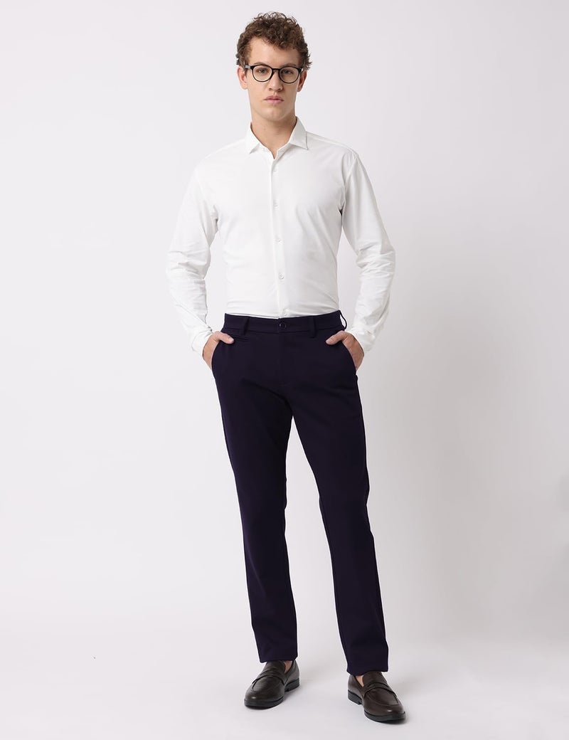 FYLTR’S Men’s Casual Trousers - Fourway Stretch Pants | Slim Fit | Trousers for Men | Stretchable Formal Pant Trouser | Soft & Comfortable |Casual Pants for Man (FYLSS25MT-1101-Egyptian Beige-34) - Image 3