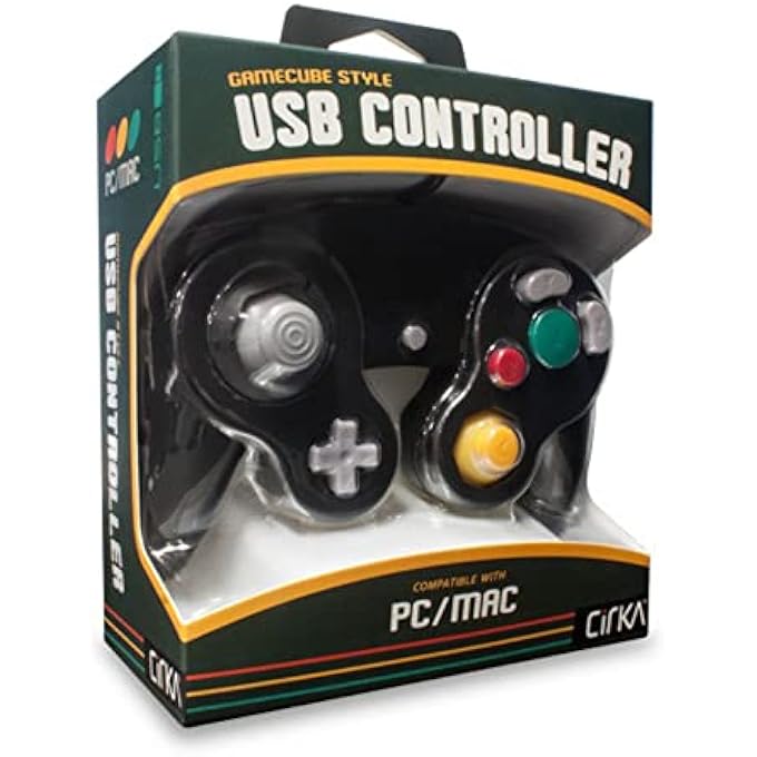 CIRKA PREMIUM GAMECUBE USB CONTROLLER FOR PC/MAC (BLACK)