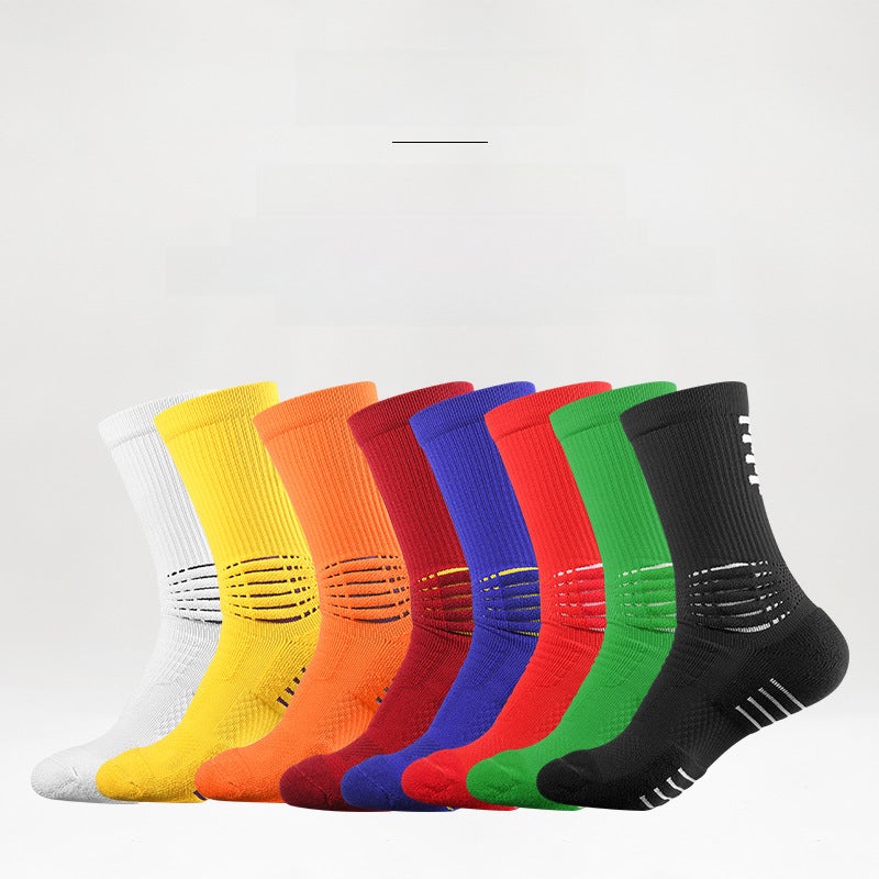 Generic Meikes Mens Medium Elite Basketball Socks Quick-drying Wear-resistant terry socks Thickened Towel Bottom Training Sports Socks Sapphire Blue - Image 4