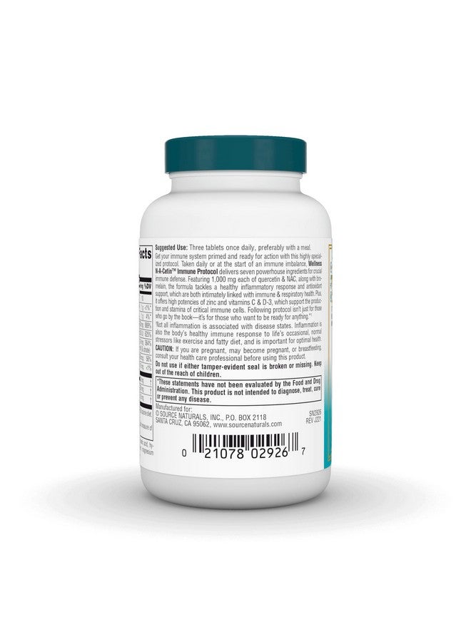 سورس ناتشورالز بروتوكول المناعة Wellness NA-Cetin (30 قرصًا) - Image 2