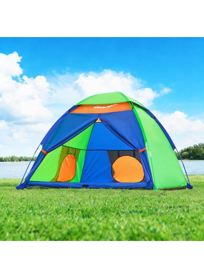NARMAY ® Play Tent Summer Camping Dome Tent for Kids Indoor/Outdoor Fun - 60 x 60 x 44 inch - Image 2