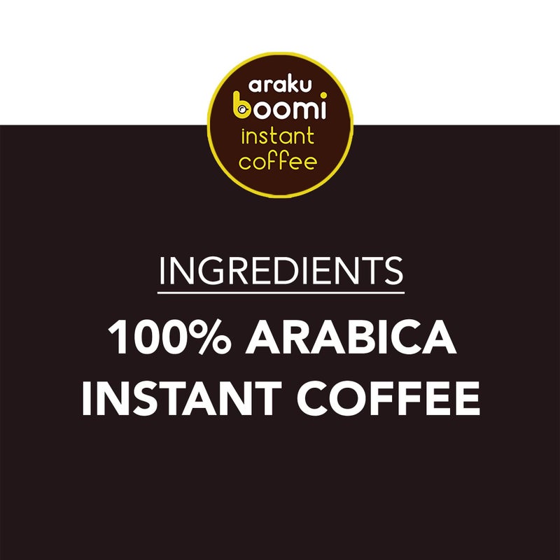 Boomi Premium Single Origin Instant Coffee Powder - Medium Roast, 100% Arabica, Mold & Mycotoxin Free, Low Acid - 3.5oz Tin (1 Pack) - Image 4