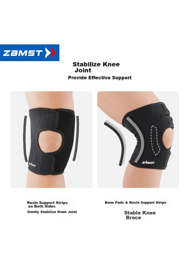 Zamst Ek-1 Vitality Edition Lightweight Breathable Knee Support For Sports, Hiking, Running, Tennis, Badminton - Size M - Image 2