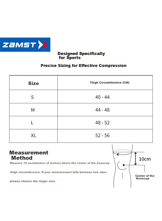 Zamst Ek-1 Vitality Edition Lightweight Breathable Knee Support For Sports, Hiking, Running, Tennis, Badminton - Size M - Image 3