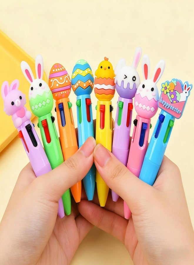 Oneshow 26 Pack Easter Ballpoint Pens, Bunny and Egg Toppers - Cute 4 Color Mini Pens for Easter Basket Stuffers - Fun Easter Party Supplies, School Gifts, Office & Stationery - Image 5