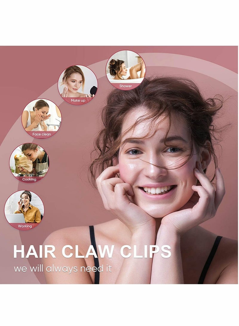 KASTWAVE 4 Packs Hair Claw Clips, Nonslip Hair Clip Banana Large Matte Rubber for Women - Image 4