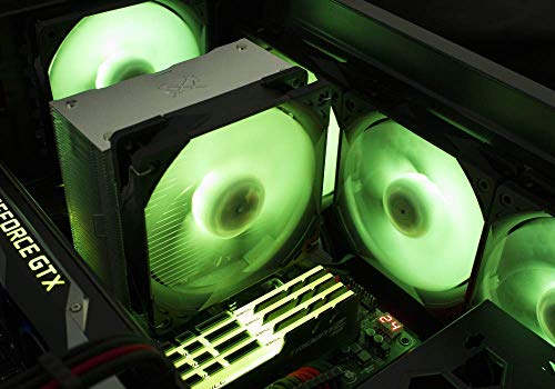 SCYTHE Kaze Flex 120 High Air Flow PC Case Fan, Fluid Dynamic Bearing,120mm x 25mm (RGB Edition, PWN 4-pin, 1200RPM) - Image 5