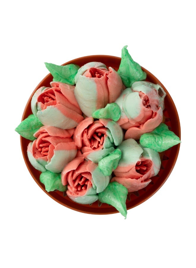 Restaurantware Pastry Tek Russian Piping Tip, 1 Rose Cake Decor Piping Tip - #1, Corrosion-Resistant, Stainless Steel Decorating Tip For Frosting, Dishwasher-Safe, Decorate Cupcakes, Cakes, or Cookies - Image 2