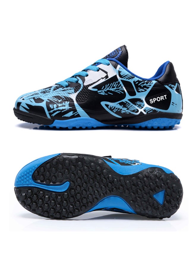 Sky Blue Broken Nails 163 1 Football Shoes Men's Crushed Nail Shoes Sports Football Shoes Children's Equipment Men's And Women's Adult Football Sports Training Shoes Bf