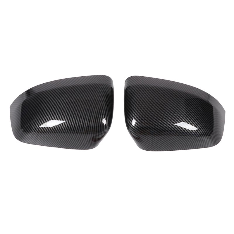 2PCS Rearview Mirror Cover 5G0857537 ABS Plastic Replacement for Jeep Grand Cherokee 2011‑2019Carbon Fiber Style - Image 3