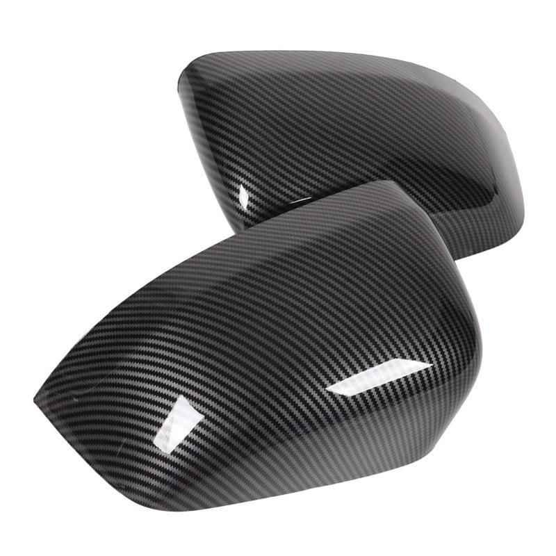 2PCS Rearview Mirror Cover 5G0857537 ABS Plastic Replacement for Jeep Grand Cherokee 2011‑2019Carbon Fiber Style - Image 5