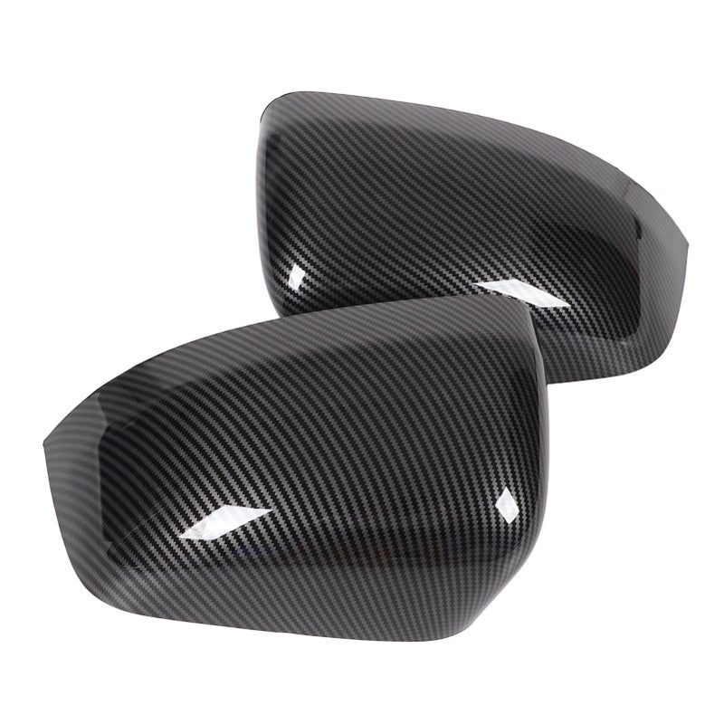 2PCS Rearview Mirror Cover 5G0857537 ABS Plastic Replacement for Jeep Grand Cherokee 2011‑2019Carbon Fiber Style - Image 2