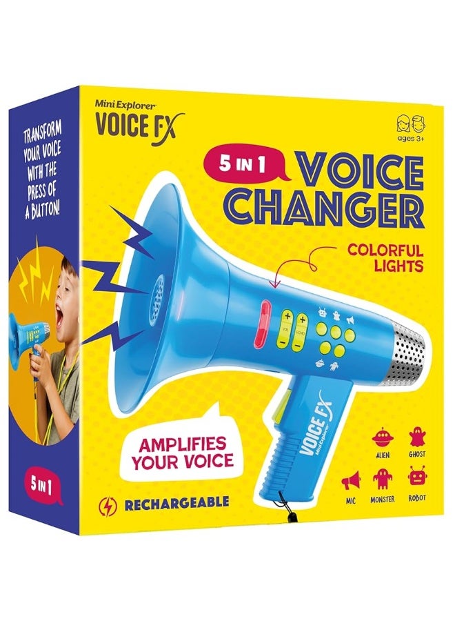 Mini Explorer Voice Changer for Kids - Voice Changing Device for Boys & Girls Ages 3-8+ Olds - Easter, Birthday Gifts for 3, 4, 5, 7, 8 Year Old Boy - Cool Outdoor Toys Gift Ideas for Kid, Toddler - Image 5