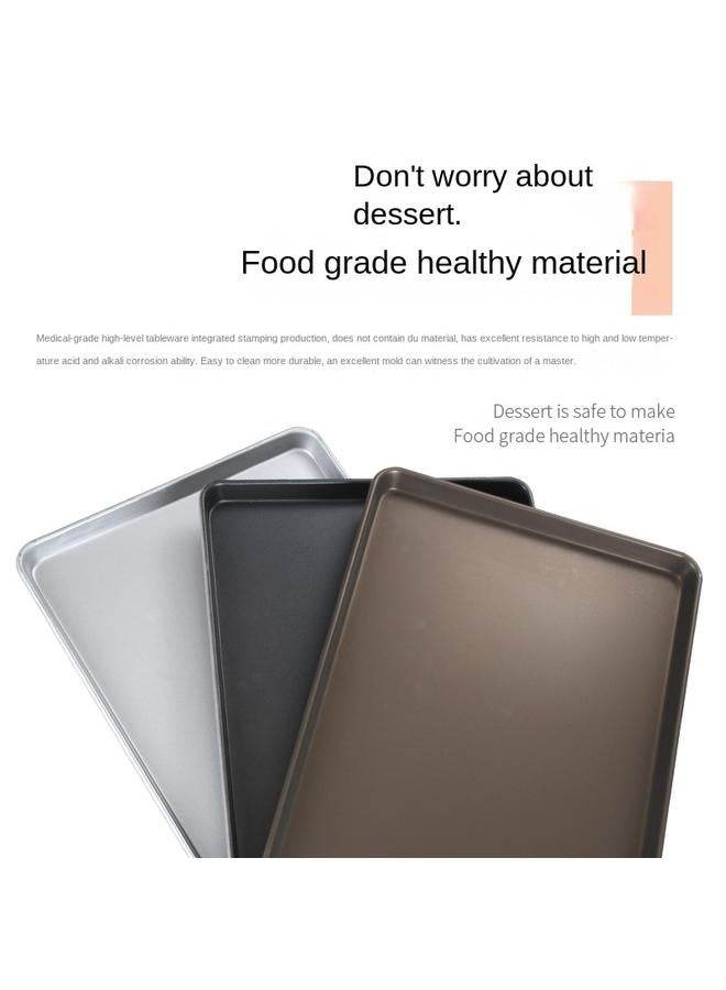 Bluejw Baking Tray Commercial Non-stick Oven Non-stick Rectangular Cake Mold Baking Tools Pizza Bread Baking Tools - Image 2
