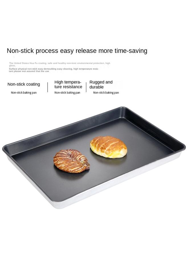 Bluejw Baking Tray Commercial Non-stick Oven Non-stick Rectangular Cake Mold Baking Tools Pizza Bread Baking Tools - Image 3