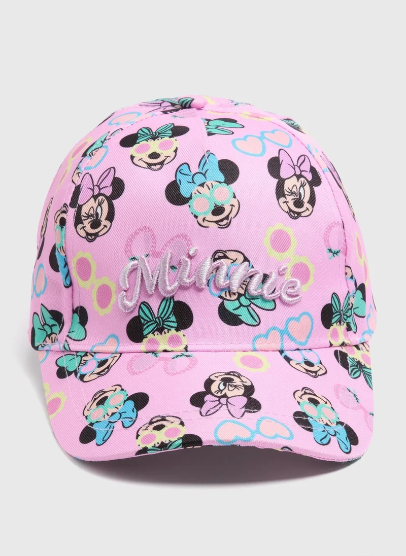 Matalan Disney Girls Pink Minnie Cap