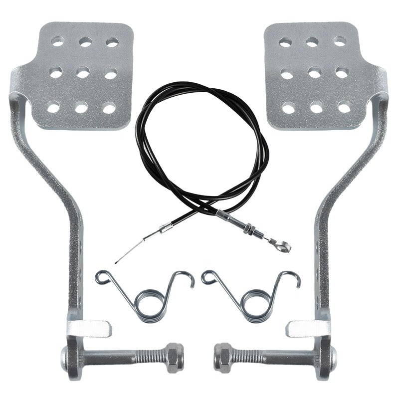 JOIQEXJ Go Kart Pedals Brake Pedal Kit Brake Pedal with 71 Throttle Cable for 196cc 65hp Radio Flyer Carter for Yerf Dog for Manco Kandi Carter for Azusa Racing Go Kart Cart Parts and Accessorise - Image 2