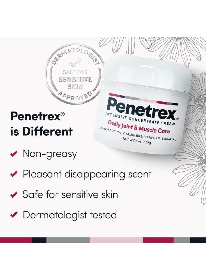 penetrex Joint & Muscle Therapy - Soothing Muscle Rub for Back, Neck, Hands, Feet - Premium Whole Body Rub with Arnica, Vitamin B6 MSM & Boswellia - Non-Greasy 2oz Cream - Image 3