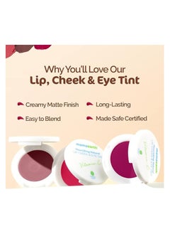 Mamaearth Mamaearth Nourishing Natural Lip Cheek & Eye Tint with Vitamin C & Beetroot- 01 Beet Red- 4 g  - Image 2