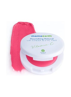 Mamaearth Mamaearth Nourishing Natural Lip Cheek & Eye Tint with Vitamin C & Beetroot- 01 Beet Red- 4 g  - Image 1