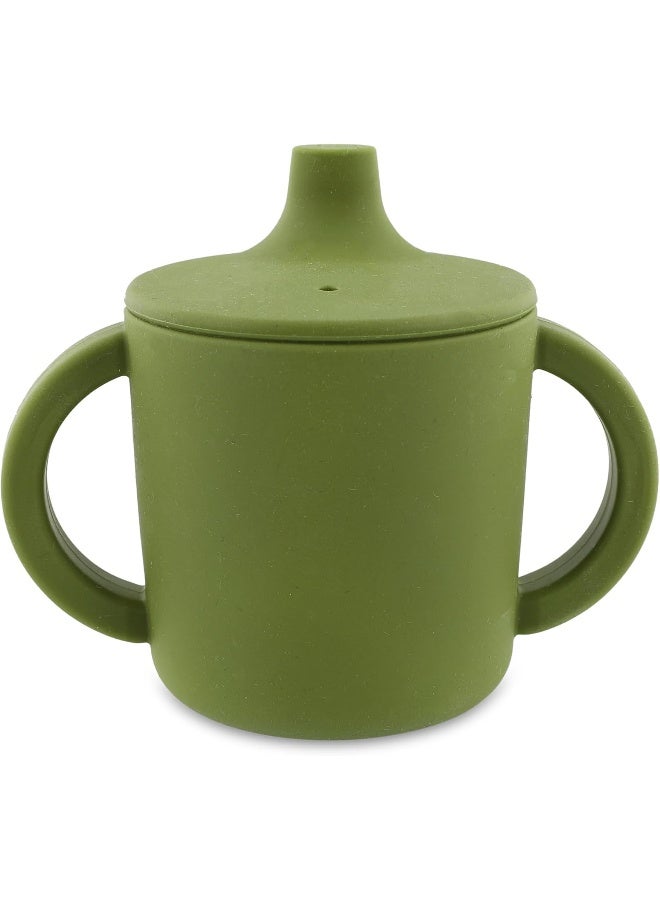 Trixie Mr Dino Sippy Cup - 4m+ - 100% Food Grade Silicone - Green - Image 3