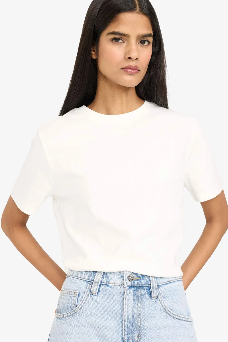 Defacto Regular Fit Crew Neck Short Sleeve T-Shirt