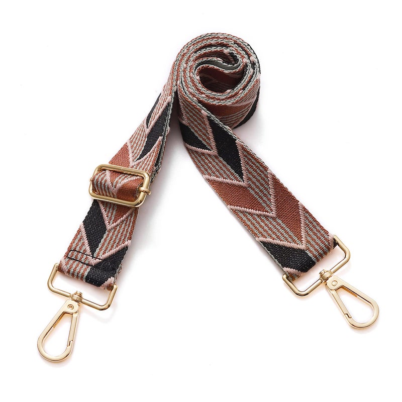 S-Jacorry Purse Strap Replacement Crossbody Wide Shoulder Strap Adjustable Canvas Straps Handbag Strap Replacement Belts - Image 2